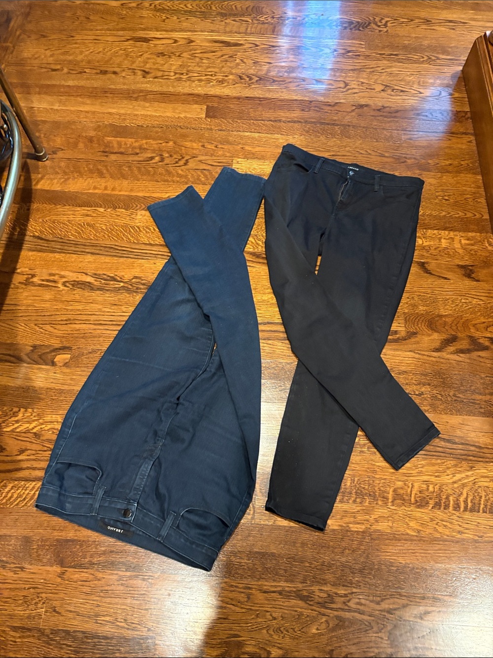 J Brand Blue and Black Women’s High Rise Skinny Designer Jeans